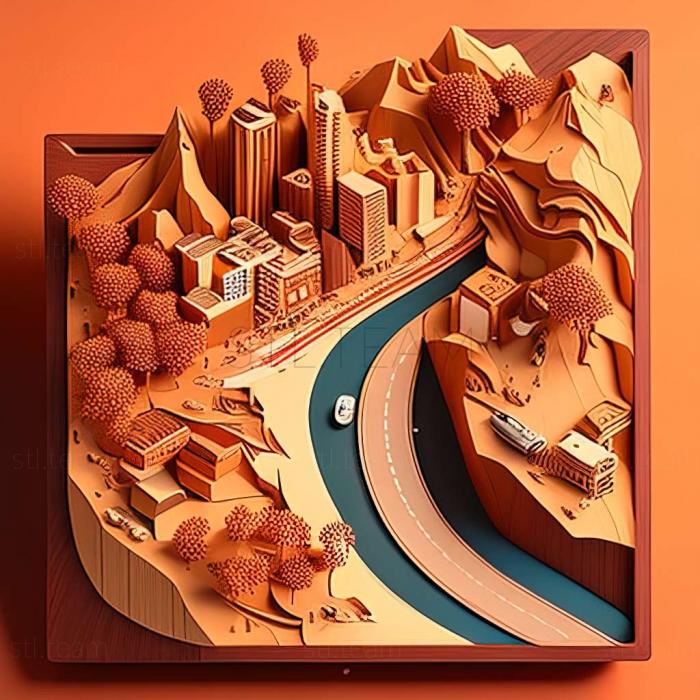 3D model Cities Skylines game (STL)